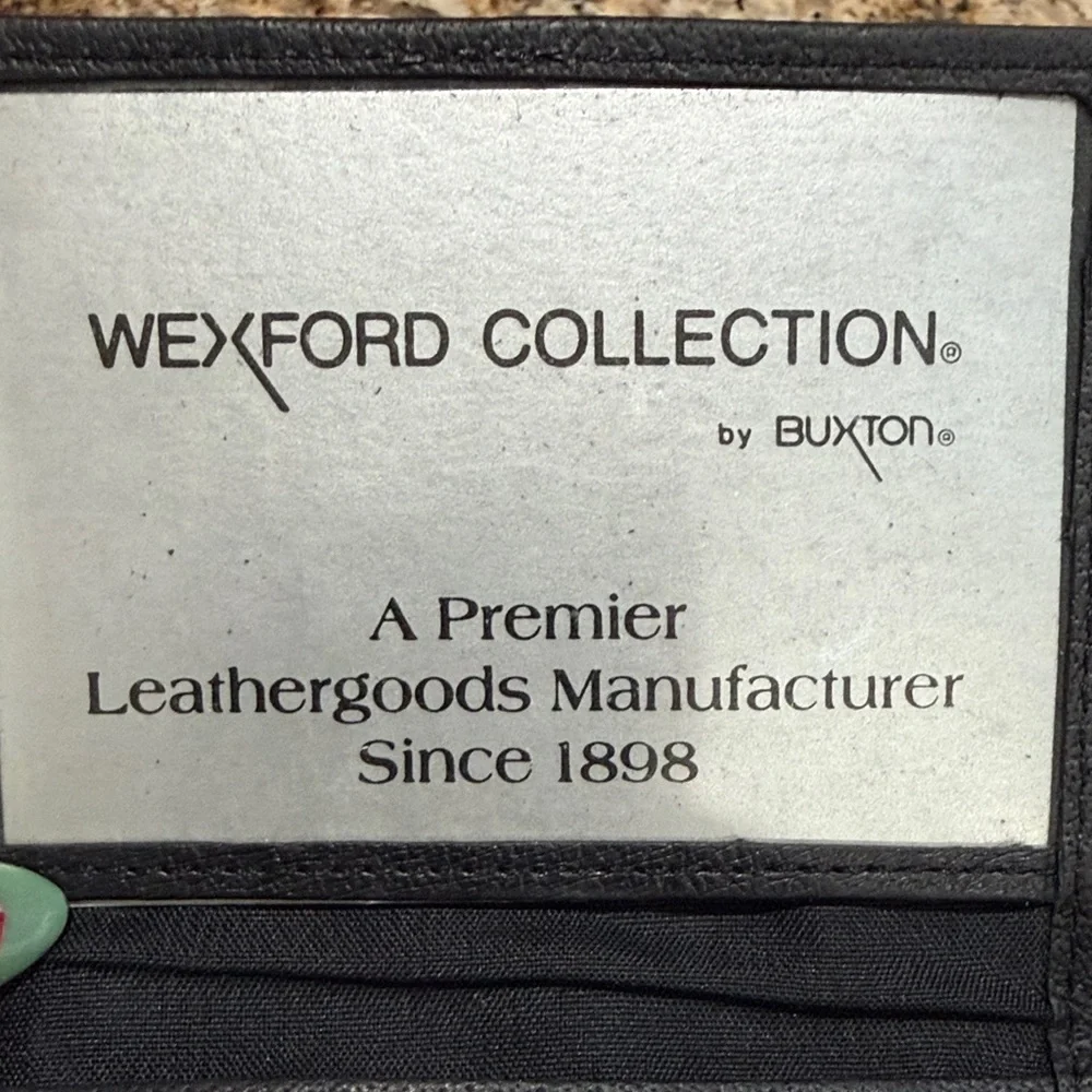 Milled Buffalo Black Leather wallet